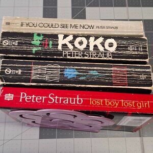 Peter Straube Books Lot of 4 Paperback Mystery Lost Boy KOKO If you could see PB